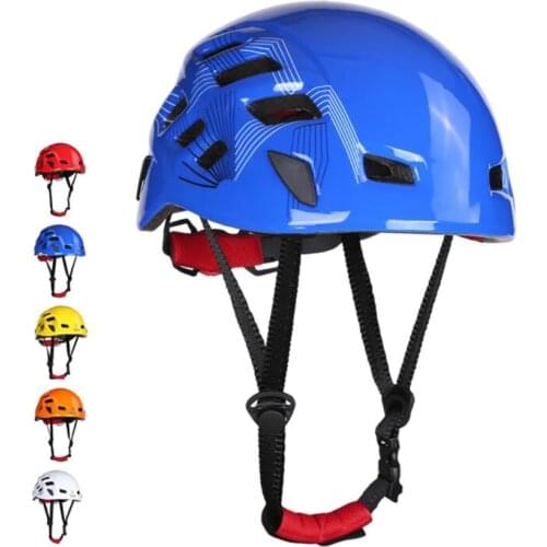 Ventilated Helmet for Work At Height, Adjustable Climbing Helmet Safety Hard Hat, EPS Foam Cushioning Lining for Construction