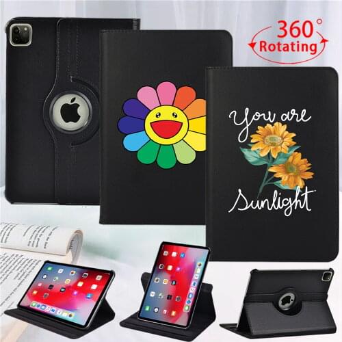 360 Rotating PU Leather Tablet Case for Apple IPad Air 4 10.9 Inch 2020 Air 3 10.5" Funda Cover for IPad Air 1 2 9.7 Inch