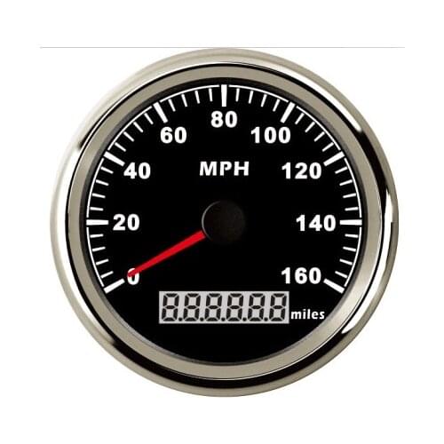Top Quality!!! 85mm GPS Speedometer Speedo 0-160MPH 9-32V