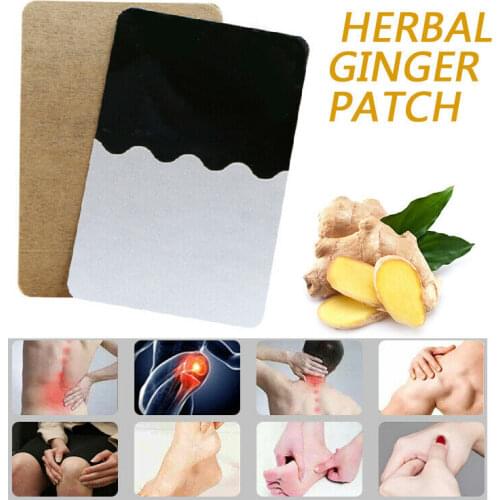 10 pieces massage pain relief Sticker paste of ginger detox paste body neck kneepad herbal pain relief Sticker health Care TSLM1