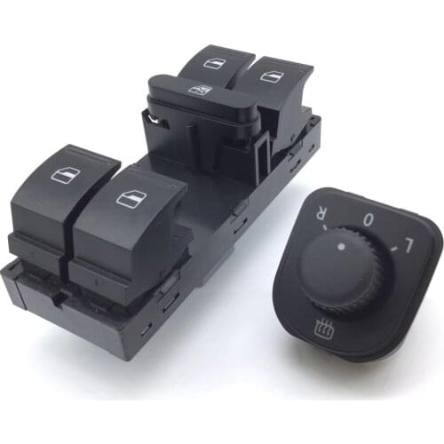 1K0959565H New Mirror Window Switch For Volkswagen VW Jetta mk5 Golf 5 6 Tiguan Passat B6 CC OE# 1K4959857A , 1K4959857B