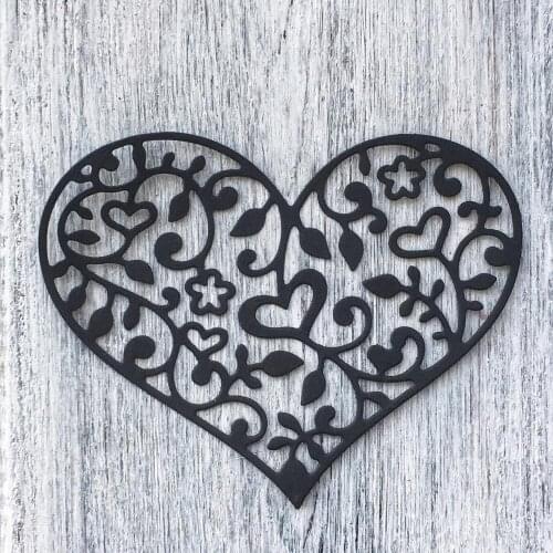 ArtScrap Decor Heart Metal Cutting Dies Stencils For DIY Scrapbooking Card Decorative Craft Embossing Die Cuts Bee | Art: 167