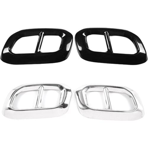 Car Stainless Steel Exhaust Pipe Muffler Tail Cover Trim for Mercedes Benz GLE350 GLE450 GLC GLS W167 X253 X167