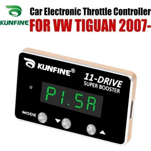 KUNFINE Car Electronic Throttle Controller Racing Accelerator Potent Booster For VW TIGUAN 2007-After Tuning Parts 11 Drive
