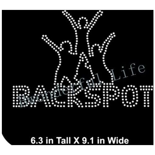Free Shipping Rhinestone Transfer Template Pattern Cheerleading Bling - Backspot - Rhinestone Transfer