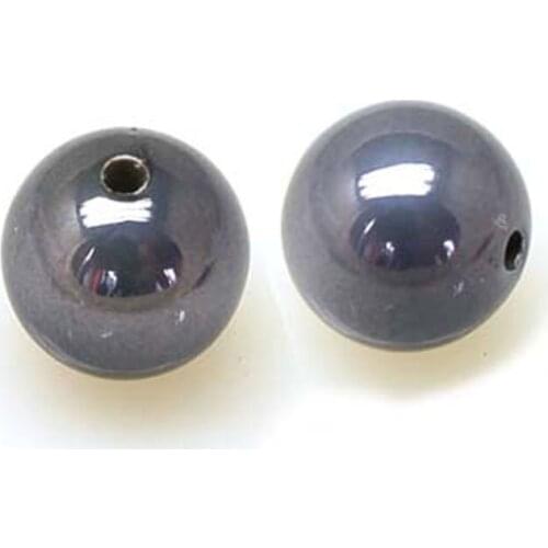 Brightness Loose Beads /perles Brightness 14mm Round Spacer Beads For Diy Jewelry Making