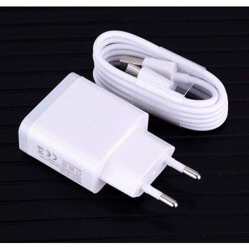 Wall Fast Charger Adapter For for huawei y5 y6 y7 prime y3 y9 2018 2017 2019 y5 ii 2 p8 p9 p10 p smart plus 2018 2019 USB Cable
