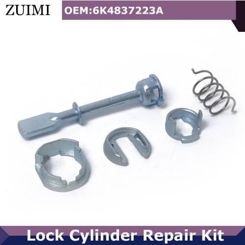 Door Lock Barrel Cylinder 68 mm Eccentric Orbital Torsion Spring Front 6K4837223 For VW Caddy 2 Seat Cordoba Ibiza Inca 6K