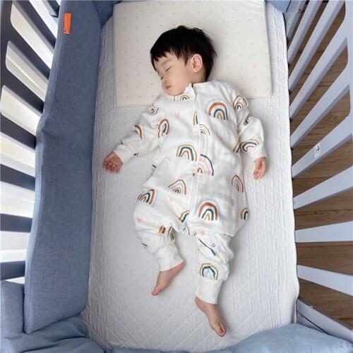 Baby Newborn Sleeping Bags Cotton Carriage Sack Children Winter Warm Sleepsacks for Boys Girls Catroon Pattern Jumpsuit Pajamas