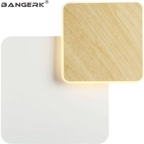 DIY Adjust Square Circular Iron Sconce Wall Light LED Nordic Modern Bedroom Bedside Wall Lamp Home Decor Lighting Fixtures