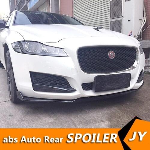 For Jaguar XF/XFL ABS Rear Bumper Diffuser Protector For 2018-2 Jaguar XE/XEL Body kit bumper rear Front shovel lip rear spoiler