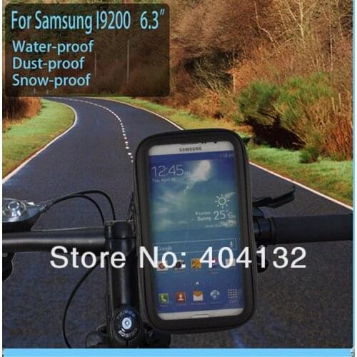 For Samsung i9200 i9208 Bicycle Case Bike Waterproof Phone Bag Cover Mount Holder Stand For Samsung Galaxy Mega 6.3