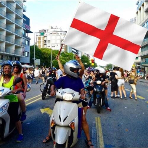 Aerlxembrae Flag 90x150cm Red Cross UK England Flag Of St George English National Banner Indoor Outdoor