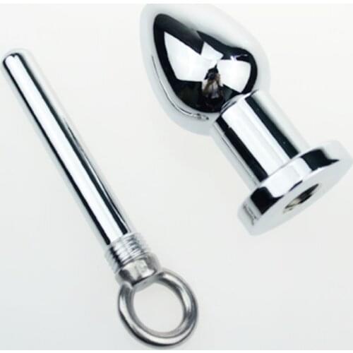 Enemator Anal Cleaning rinsing tool metal anal plug Enema S size