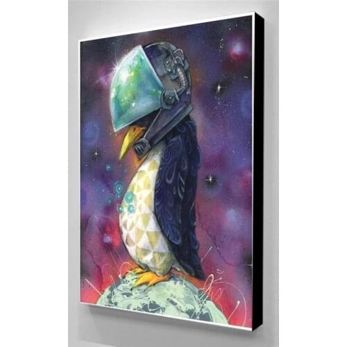 Paintings Wall Art Canvas Cartoon Penguin Bird Modular Beautiful Picture HD Print Posters No Frame For Living Room Home Decor