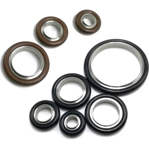 KF10 KF16 KF25 KF40 KF50 SS304 Seal Ring Vacuum Pipe Fitting Center Ring ,L003