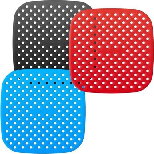 Reusable Silicone Air Fryer Liners,Easy Clean Air Fryer Accessories, Non Stick, Airfryer Accessory Replacement Basket
