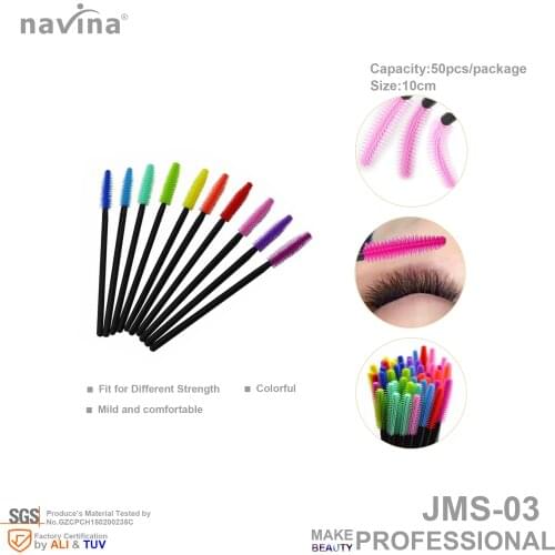 Navina JMS-03 full color brush, 500pcs/10bags, Multipurpose Brush, eyelash, clean and remove