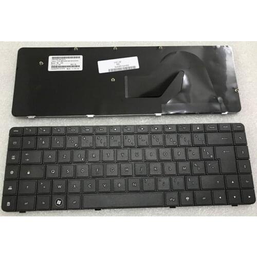 YALUZU NEW French Laptop Keyboard for HP Compaq Presario CQ56 G56 CQ62 G62 AX6 FR keyboard 605922-051 AZERTY