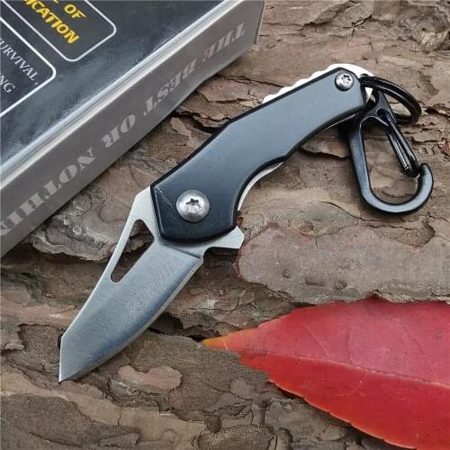 Outdoor Tactical Camping Hunting Survival Pocket Folding Knife Mini Portable Rescue Mini Peeler Hand Tools