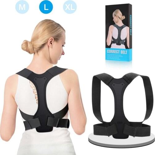 Adjustable Posture Corrector Back Support Shoulder Spinal Support Physical Therapy Health Fixer Tape for Men Women for Hunchback