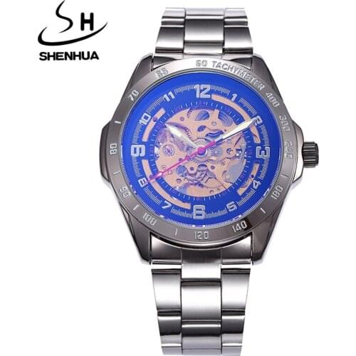 SHENHUA Mens Waterproof Watch