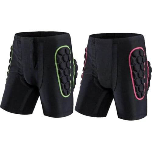 Skiing Skating Snowboarding 3D Padded Shorts Hip Protective Pants Skating Hip Pants Protection Skateboard Hip Pad Shorts