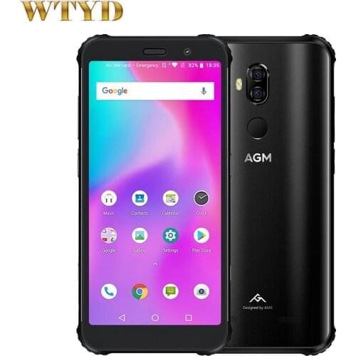 Original AGM X3 Rugged 8GB 256GB IP68 Waterproof Face Unlock 4100mAh 5.99'' Android 8.1 Octa Core NFC Wireless Charge Smartphone
