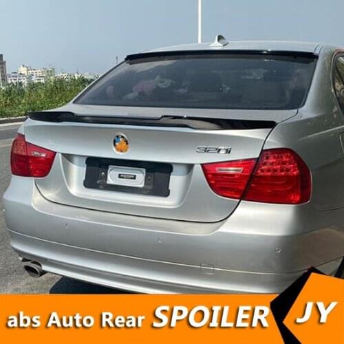 For E90 Spoiler 2006-2010 BMW 3 series 320i 325li 328i Spoiler M4K ABS plastic Material Car Rear Wing Color Rear Spoiler