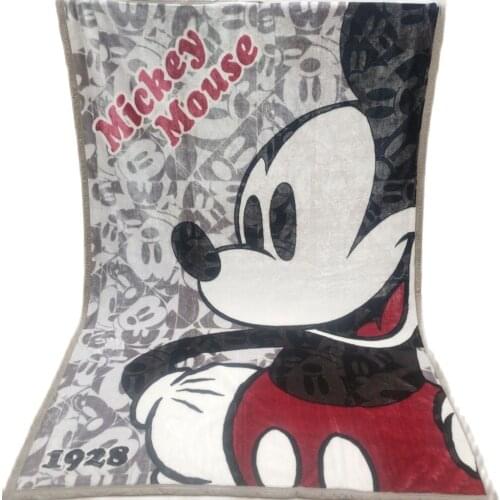 Disney Thin quilt Mickey Minnie Mouse Blanket Soft Flannel Cartoon for Children on Bed Sofa Couch Kids Girls Boys woolen blanket