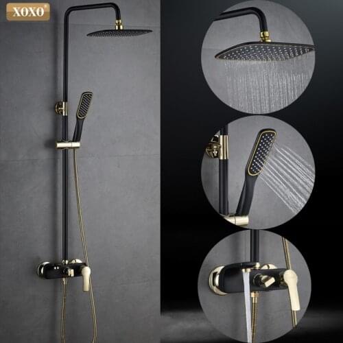 XOxO Black Shower Faucets