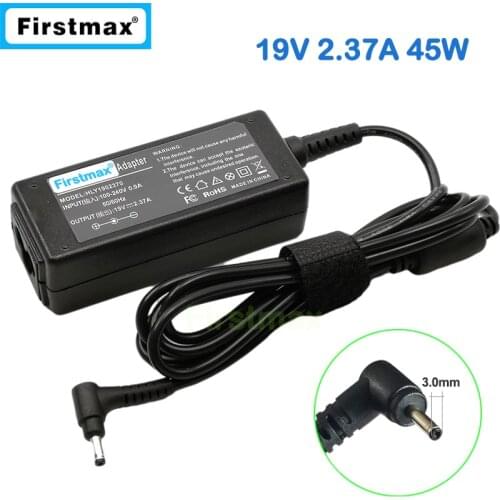 19V 2.37A laptop charger AC power adapter for Medion Akoya E1231T E1232T P2211T P2212T P2241T S6213T S6214T 3.0mm