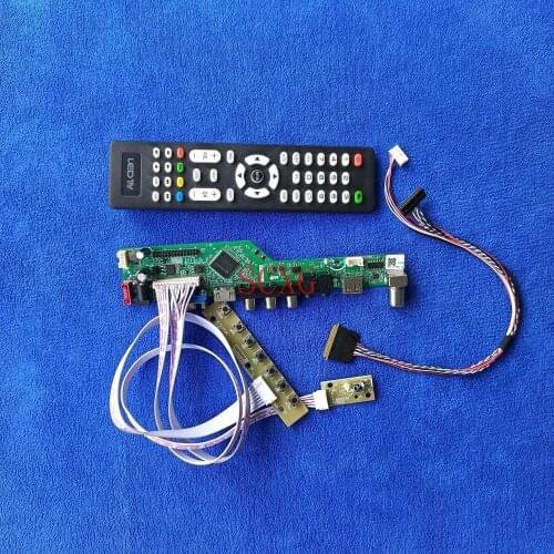 1366*768 Kit LVDS-40Pin Matrix drive board Analog signal HDMI-compatible VGA USB AV LED/LCD For LTN156AT14/LTN156AT15/LTN156AT17