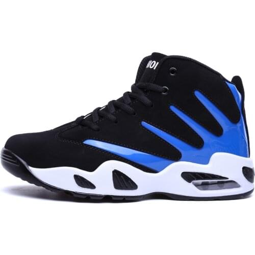 2021 Brand Sneakers Men Air Cushion Basketball Shoes Retro Women Breathable Pu leather sports Shoes Male High-top shoes Walking
