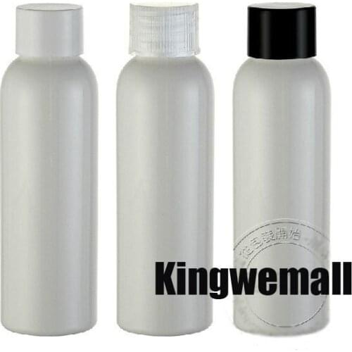 300pcs/lot 60ml plastic bottle container cosmetic packaging with white color