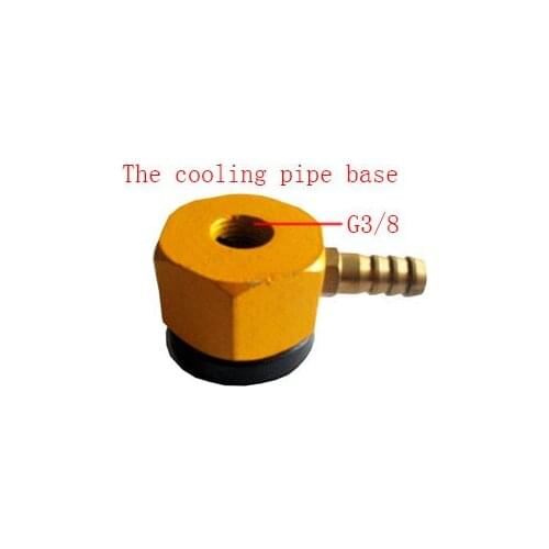 Free shipping 2PCS 3/8 "cooling pipe base, universal tubing seat, bamboo tube socket
