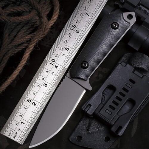 Free shipping New style Handmade 5CR15 steel Outdoor knife tactical straight knife self-defense knife for camping