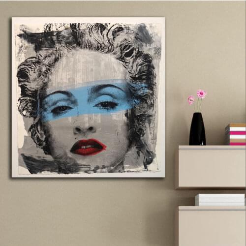 Large size Printing Oil Painting Beautiful star Madonna wall art canvas prints pictures for living room and bedroom No Frame