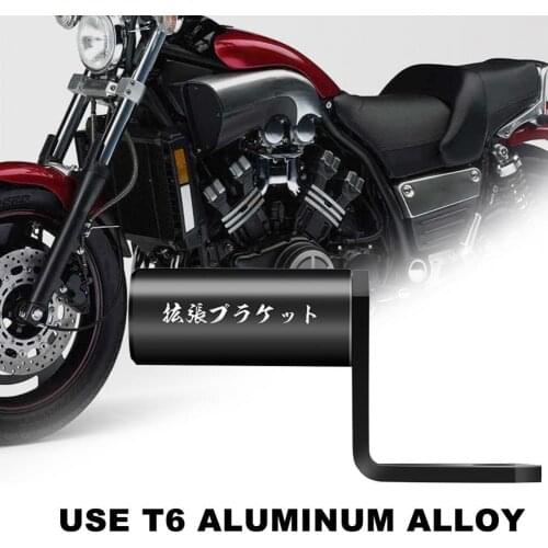 Motorcycle Rearview Mirror Holder Multifunctional Extension Bracket Aluminium Headlight Mount for Motorbike Modification