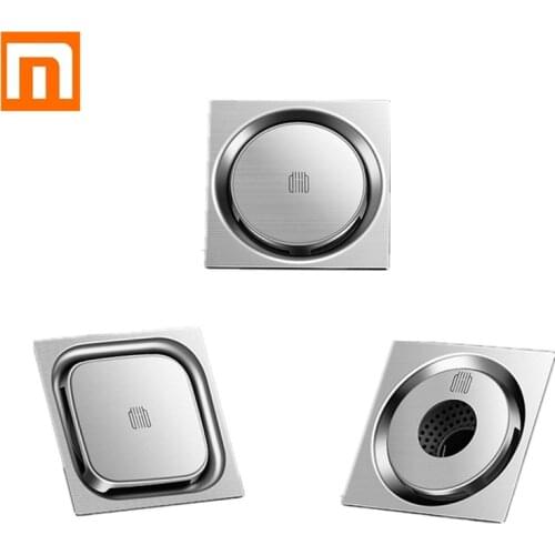 Xiaomi Diiib Floor Drain Deodorant Insect Proof Stainless Steel Swirling Drainage Anti-blocking Filter Drain Kitchen Bathroom