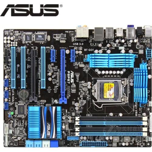 For Intel P67 ASUS P8P67 Motherboard LGA 1155 DDR3 32GB P8 P67 Desktop Computer PC Mainboard ATX Systemboard USB3.0 SATA II Used