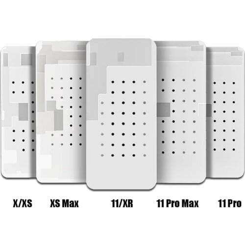 No Fold Flex Silicone Adsorption Rubber Pad for iPhone 11 12 Pro X XR XS Max LCD Screen Glass OCA Polarizer Glue Removal Mat