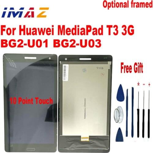 IMAZ For Huawei Mediapad T3 7.0'' 3G BG2-W09 BG2-U01 Lcd BG2-U03 LCD Display Touch Screen Digitizer Assembly For T3 3G version