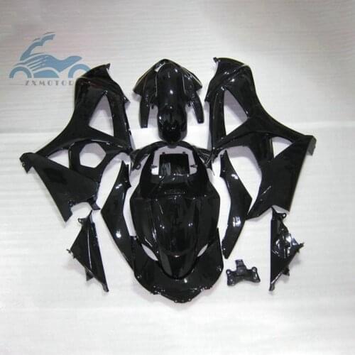 Customized Fairing kits for SUZUKI 2007 2008 GSXR1000 K7 ABS plastic motorcycle sport fairings kit GSX R1000 07 08 glossy black