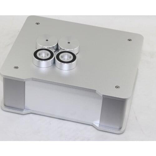 DIY Headphone Amp Enclosure D185 W225 H85 Silver Aluminum Chassis DIY Power Amplifier Supply Preamp Case Decoding Box