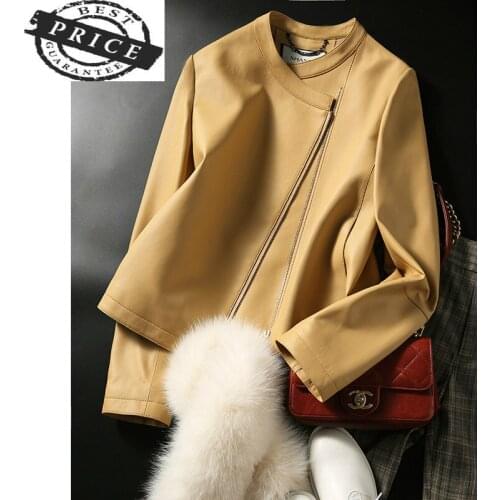 Genuine Leather 100% Jacket Women Coats and Jackets Sheepskin Coat Womens Clothing Coat Female Clothes PY230122AG WPY5a3