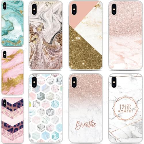 Not Glitter Printed Marble Silicone Phone Case For LG K50s K40s K20 K30 K40 K50 Q60 X2 G8X G8S V60 ThinQ K61 K51S K41S Cover