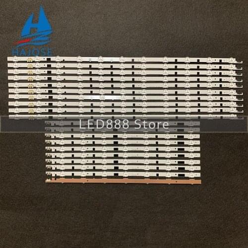 100% New 20pcs/Kit LED strips for SAMSUNG 55 TV UE55F6100 UE55F6475 UE55F6500 UE55F6505 UN55F6300 UN55F6100 UN55F6800 UN55F6400
