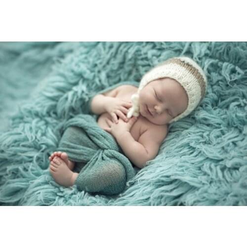 50*60cm soft blanket newborn photography props baby bean bag pnotography fashion woollen blanket