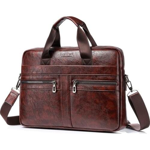 New men handbag large capacity retro shoulder bag messenger bag casual briefcase laptop bag for men bolsa de hombre leather bag